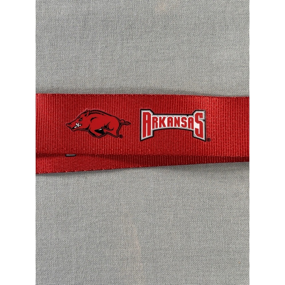 Arkansas Razorbacks Breakaway Keychain Lanyard Repeating Razorbacks Logo College - Picture 5 of 8